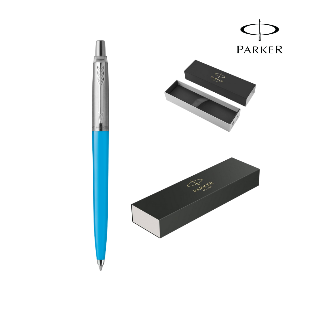 Гравирана Химикалка Parker Jotter Blue + Картонена кутия